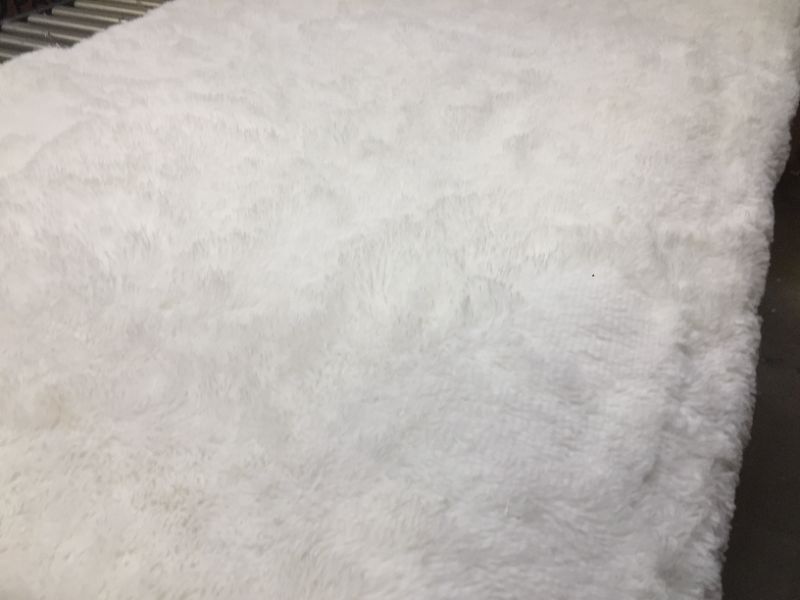 Photo 4 of 10'X6' FUR SHAG RUG NON SLIP