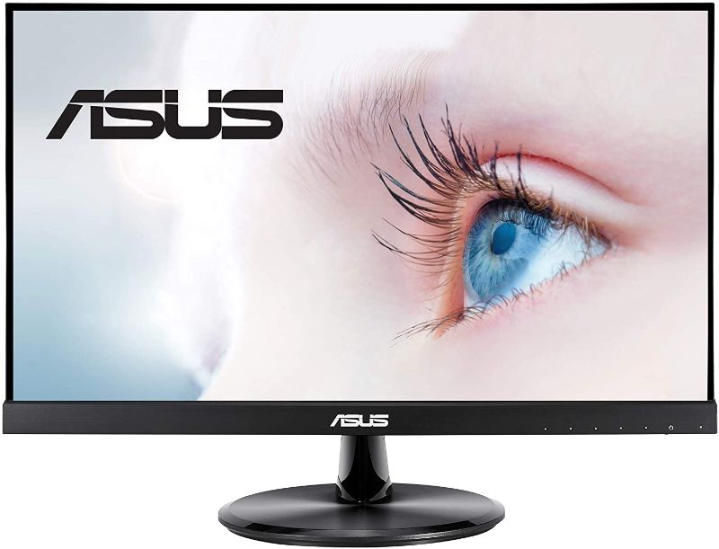 Photo 1 of ASUS VP229HE 21.5” Monitor, 1080P Full HD, 75Hz, IPS, FreeSync/Adaptive-Sync, Eye Care, HDMI VGA, Frameless, VESA Wall Mountable, BLACK
