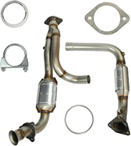 Photo 1 of Catalytic Converter Assembly Fit for Selected Models of 1999-2005 Chevy Silverado (GMC Sierra)1500/2500, Avalanche/Suburban (Yukon/Yukon XL)1500, Chevy Tahoe, Cadillac Escalade
