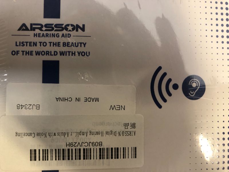 Photo 3 of AIRSSON Digital Hearing Amplifiers: Rechargeable Hearing Aids for Seniors | Invisible Ear Aid Devices for Adults with Noise Cancelling
