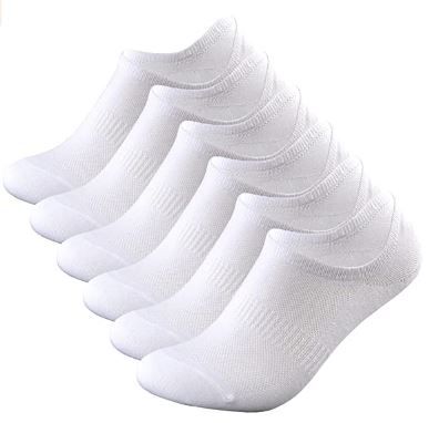 Photo 1 of ONKE Mens Combed Cotton No Show Socks 12/6 Pairs Non Slip Gels Light Thin Flats Boat Loafer Low Liner Socks SIZE MEDIUM 9-11
