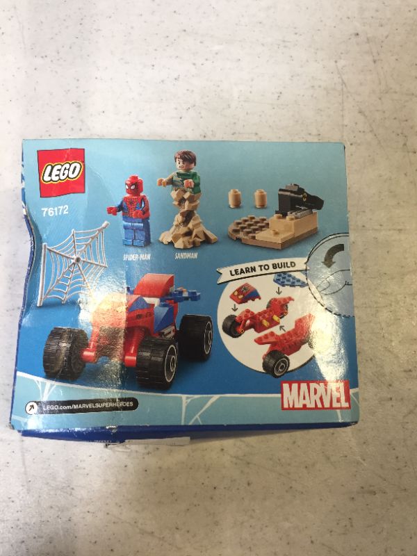 Photo 3 of LEGO Marvel Spider-Man: Spider-Man and Sandman Showdown 76172 Collectible Construction Toy, New 2021 (45 Pieces)
