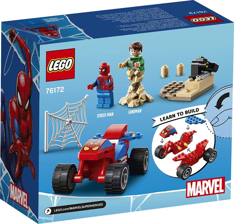 Photo 1 of LEGO Marvel Spider-Man: Spider-Man and Sandman Showdown 76172 Collectible Construction Toy, New 2021 (45 Pieces)
