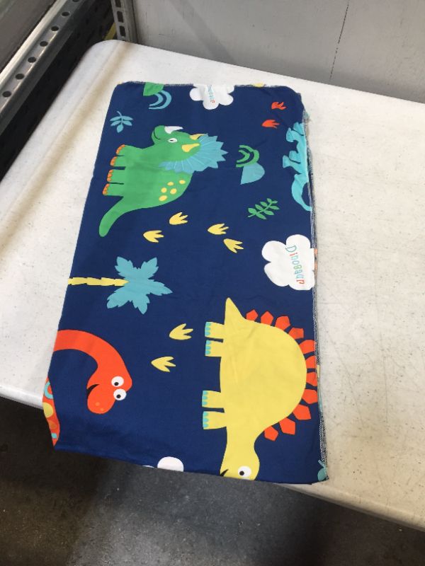 Photo 1 of KNIT BABY SWADDLE NEWBORN BLANKET DINOSAUR 