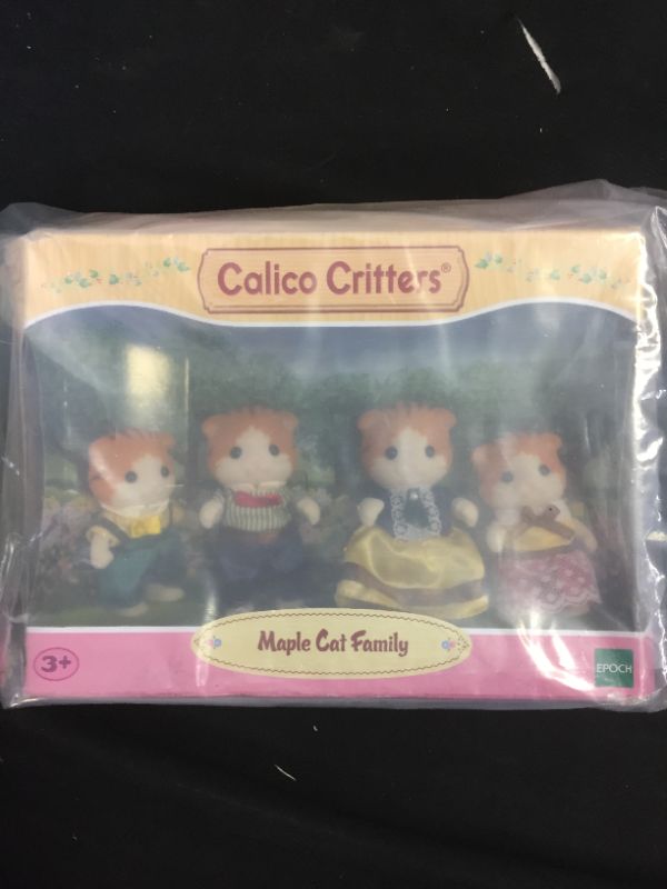 Photo 2 of Calico Critters Maple Cat Family, Dolls, Dollhouse Figures, Collectible Toys