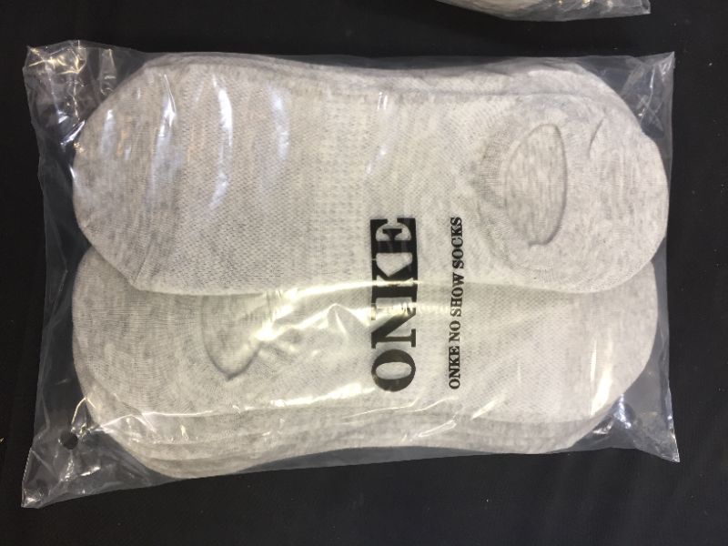 Photo 2 of No Show Socks Mens 7 Pair Cotton Thin Non Slip Low Cut Men Invisible Sock LARGE 