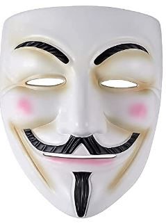 Photo 1 of 3 PACK - V for Vendetta Quality Mask Anonymous Hacker Masks One Size