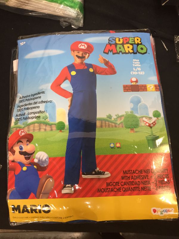 Photo 1 of Nintendo Super Mario Brothers Mario Classic Boys Costume, Large/10-12
