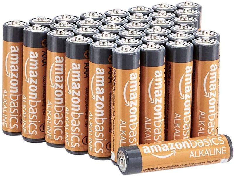Photo 1 of Amazon Basics 36 Pack AAA High-Performance Alkaline Batteries, 10-Year Shelf Life, Easy to Open Value Pack
