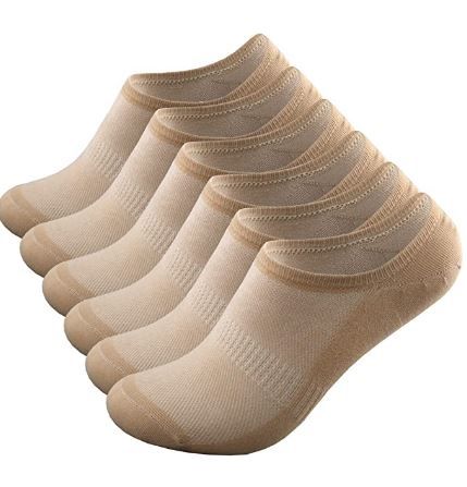 Photo 1 of ONKE Mens Combed Cotton No Show Socks 12/6 Pairs Non Slip Gels Thin Flats Boat Loafer Low Socks - MEDIUM - SIZE 6-8 
