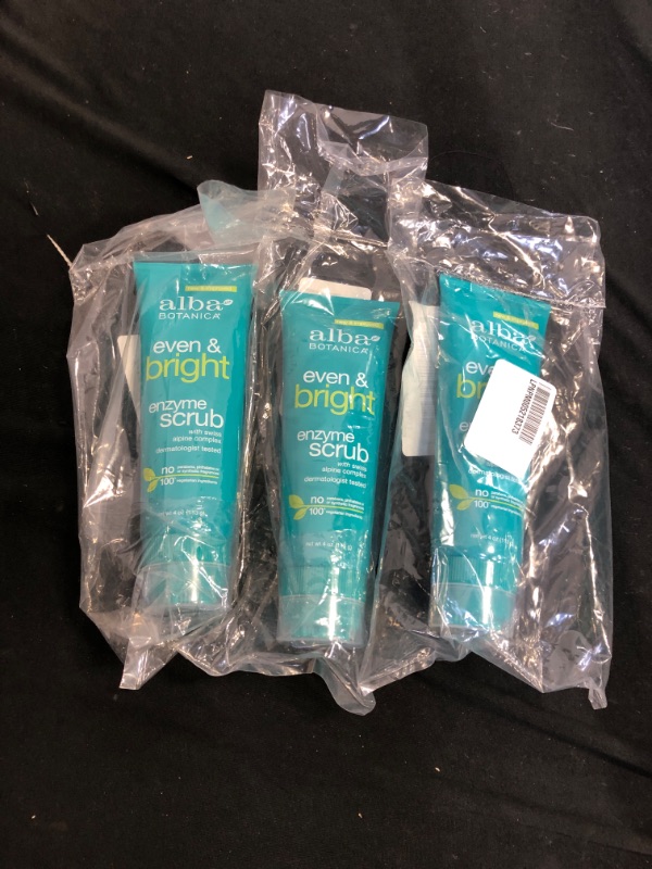 Photo 2 of Alba Botanica: Natural Even Advanced Sea Algae Enzyme Scrub, 4 oz (3 pack)
