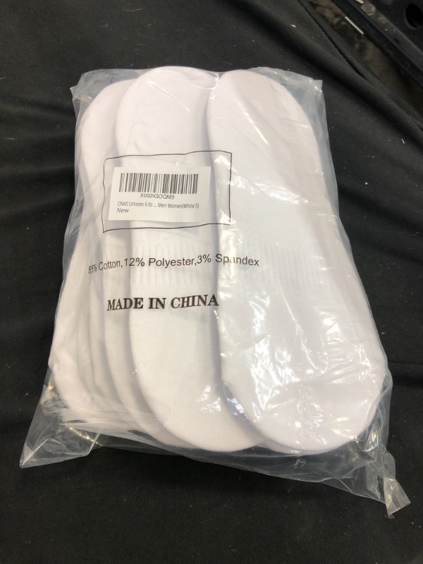 Photo 1 of ONKE Mens Combed Cotton No Show Socks 12/6 Pairs Non Slip Gels Light Thin Flats Boat Loafer Low Liner Socks - small - size 6-8 
