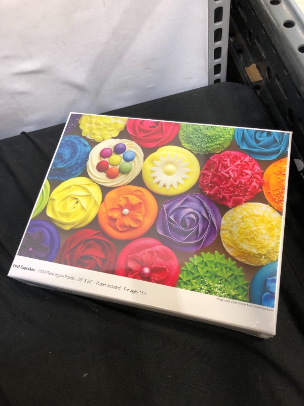 Photo 2 of Cool Cupcakes 1000 Piece Jigsaw Puzzle by Colorcraft
