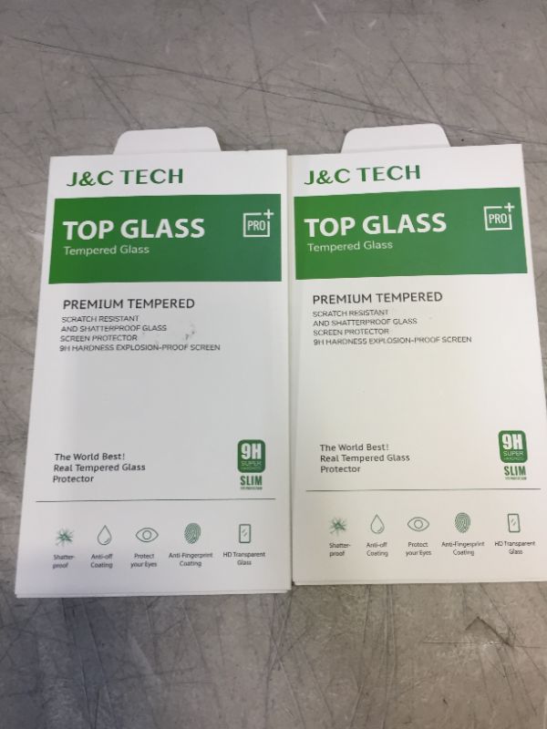 Photo 2 of ( 2 PACKS) Aslanda Screen Protector for iPhone XR Clear iPhone XR Tempered Glass Screen Protector 2018 with 9H Hardness 99.9% Transparency [3-Pack ] 6.5 inch Clear