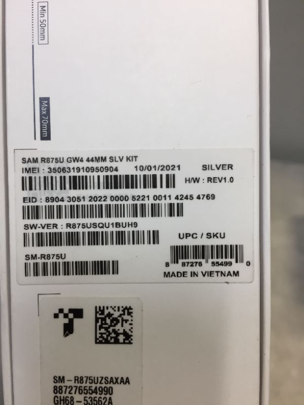 Photo 5 of  Samsung - Galaxy Watch4 Aluminum Smartwatch 44mm LTE - Silver **FACTORY SEALED**