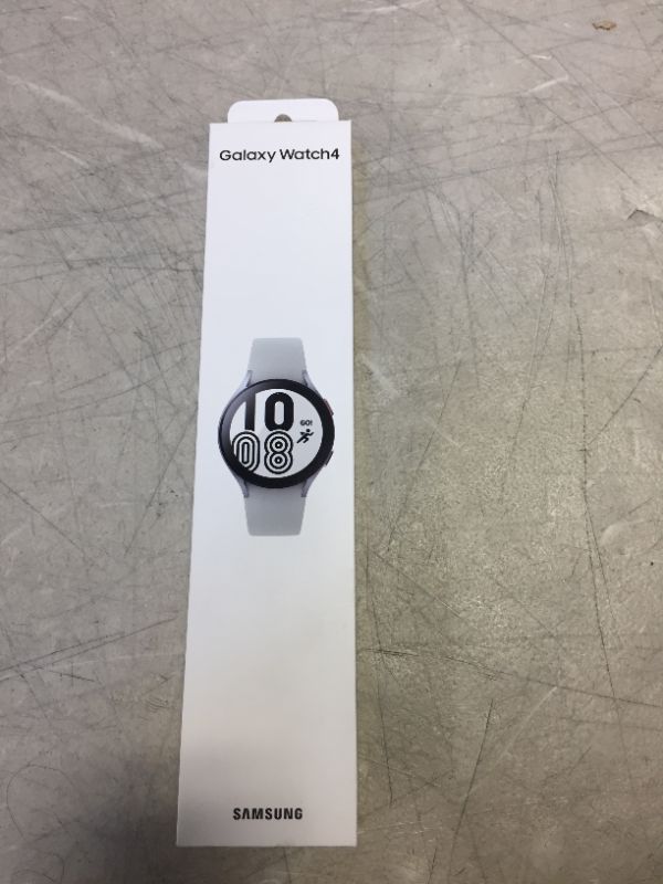 Photo 3 of  Samsung - Galaxy Watch4 Aluminum Smartwatch 44mm LTE - Silver **FACTORY SEALED**
