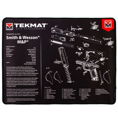 Photo 1 of  Tekmat Ultra Gun Cleaning Mat For Use With S&w ----- 20X15 INCHES