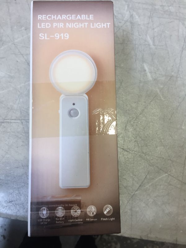 Photo 2 of Cabinet Light, Multi-Function Lde Closet Light, Human Body Induction, 3 Use Modes, 360°Rotatable, Used in Cabinets, Stairs, Workshops,SL-918…? 2pack
