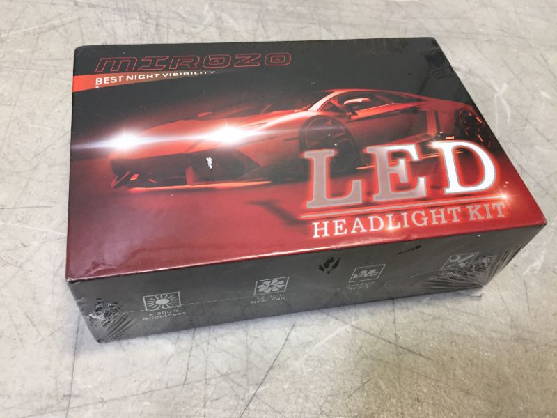Photo 1 of 9012/HIR2 Led Bulbs, MIROZO Bulbs Canbus Ready 6500K Cold Light Conversion Kit IP68 Waterproof Mini Size Bulb(1 Pair) ---- FACTORY SEALED ---- 

