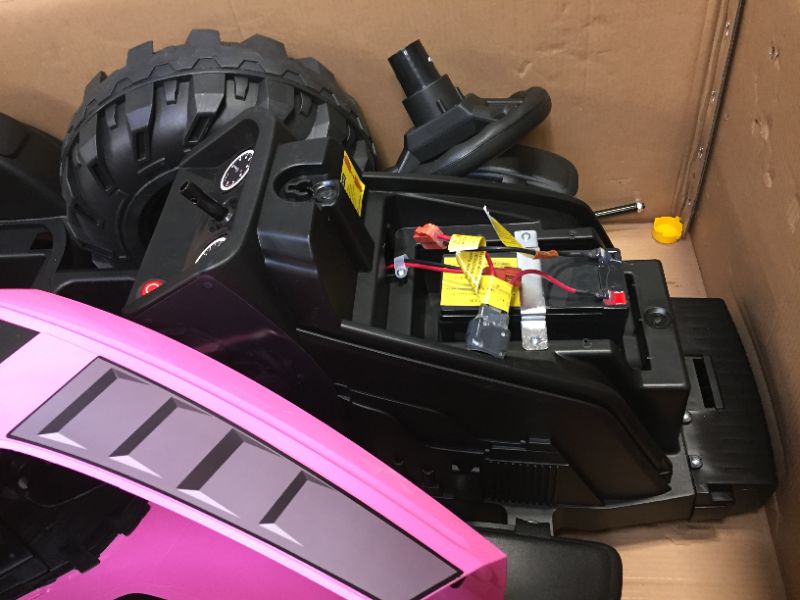 Photo 1 of LEADZM LZ-925 Kids Electric Ride On Car Toy Agricultural Vehicle Battery 12V7AH * 1 Without Remote Control with Rear Bucket Pink---COULD NOT TEST---
