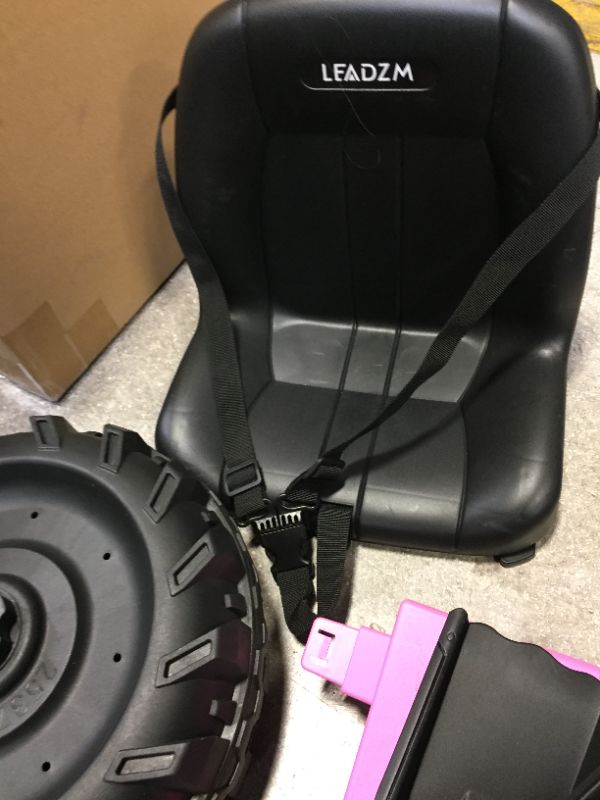 Photo 1 of LEADZM LZ-925 Kids Electric Ride On Car Toy Agricultural Vehicle Battery 12V7AH * 1 Without Remote Control with Rear Bucket Pink---COULD NOT TEST---
