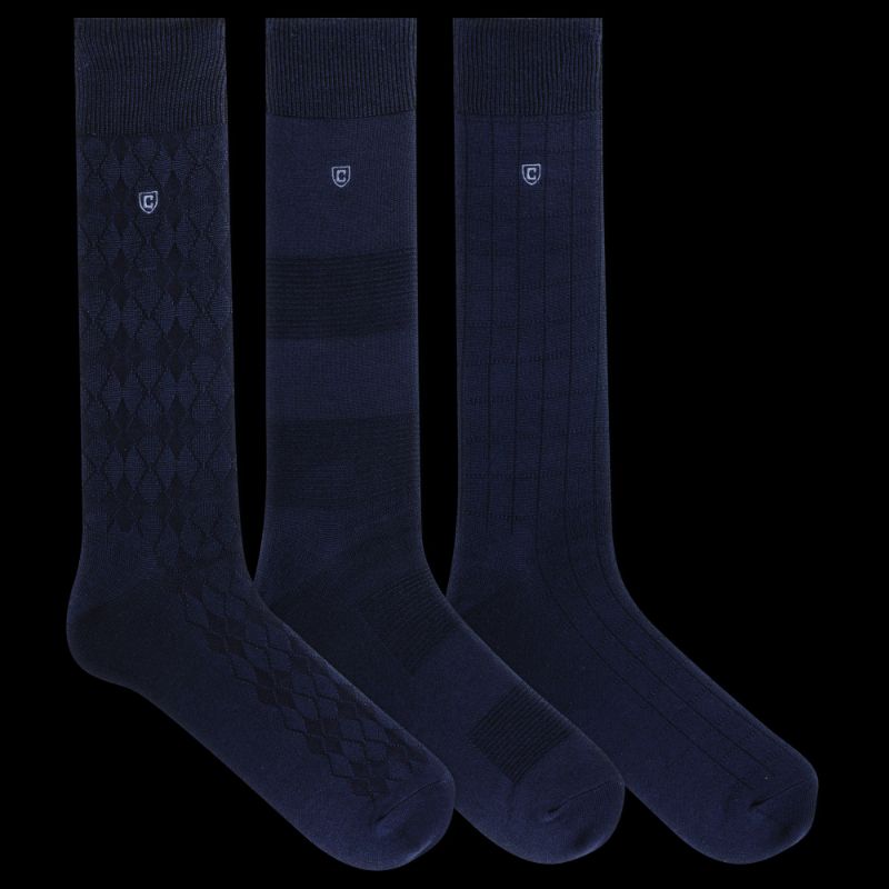 Photo 1 of CHAPS MODAL BLEND PREMIUM DRESS SOCKS-3 PAIRS-SOCKS SIZE 10-13