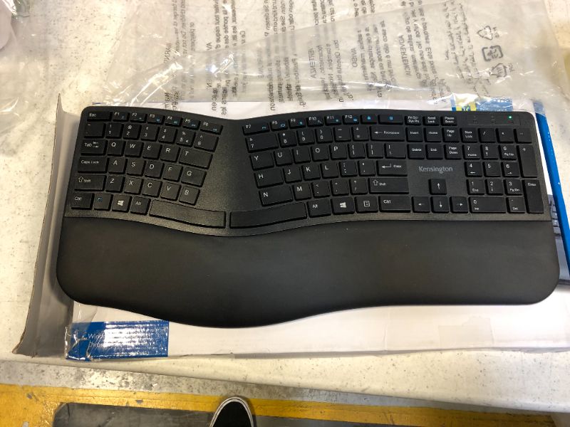 Photo 2 of Kensington Pro Fit Ergonomic Wireless Keyboard - Black (K75401US)
