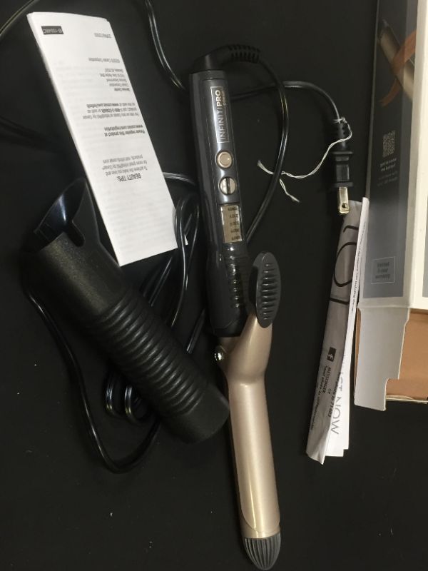 Photo 2 of Infiniti Pro by Conair Professional Nano Tourmaline Ceramic Curling Iron - 1"
