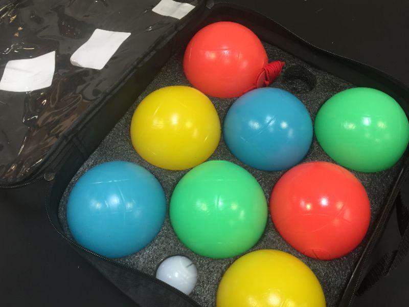 Photo 2 of Water Sports Lighted Bocce Ball Set, Outdoor Glow In The Dark Game for Camping, Partyes and Beach Activities, Perfect for Family Game Night, Multiple Colors
