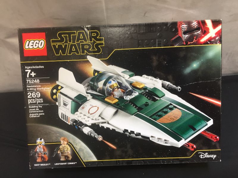 Photo 6 of (Brand new factory sealed)LEGO Star Wars: The Rise of Skywalker Resistance A-Wing Starfighter 75248 Advanced Collectible Starship Model Building Kit 269pc

