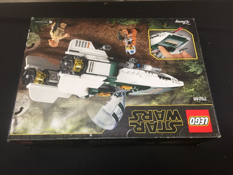 Photo 5 of (Brand new factory sealed)LEGO Star Wars: The Rise of Skywalker Resistance A-Wing Starfighter 75248 Advanced Collectible Starship Model Building Kit 269pc

