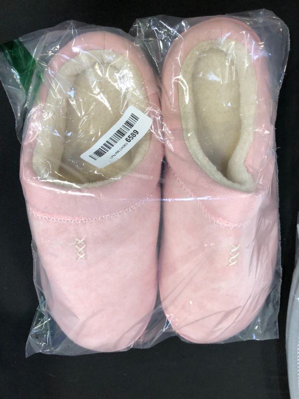 Photo 2 of NewDenBer Women's Cozy Memory Foam Slippers Soft Slip on Indoor Outdoor Clog House Shoes SIZE 10.5
