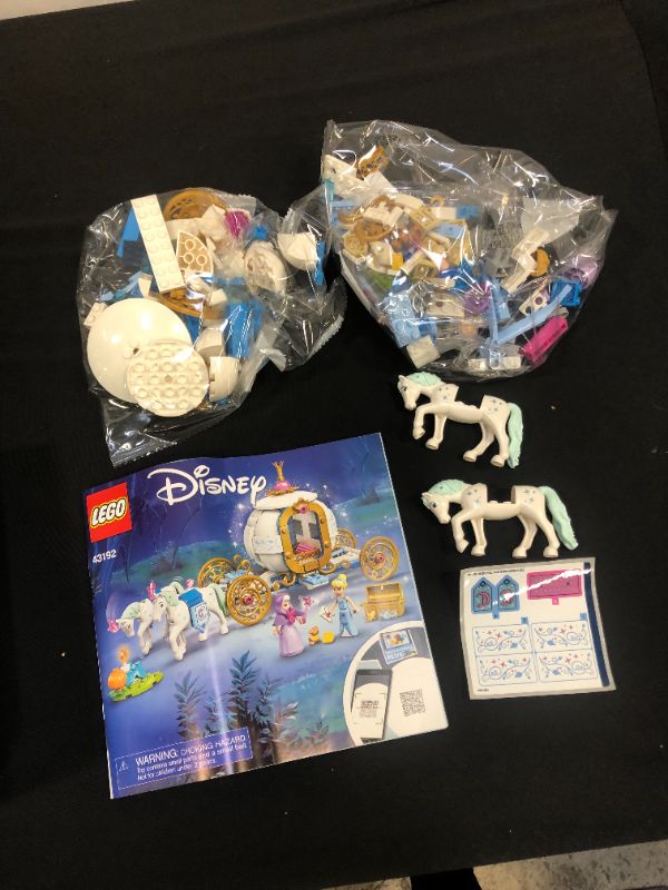 Photo 1 of LEGO Disney Cinderella’s Royal Carriage 43192; Creative Building Kit That Makes a Great Gift, New 2021 (237 Pieces)
