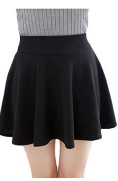 Photo 1 of Urban CoCo Women's Basic Versatile Stretchy Flared Casual Mini Skater Skirt size s/m