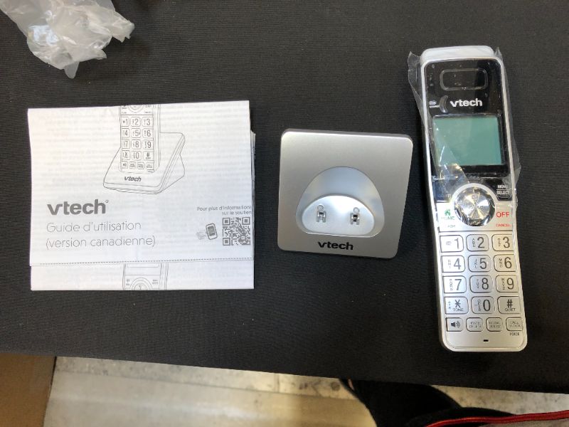Photo 2 of VTECH IS8102 Accessory Handset for IS8121 Phones with Super Long Range up to 2300 Feet DECT 6.0, Call Blocking, Bluetooth Connect to Cell and Intercom