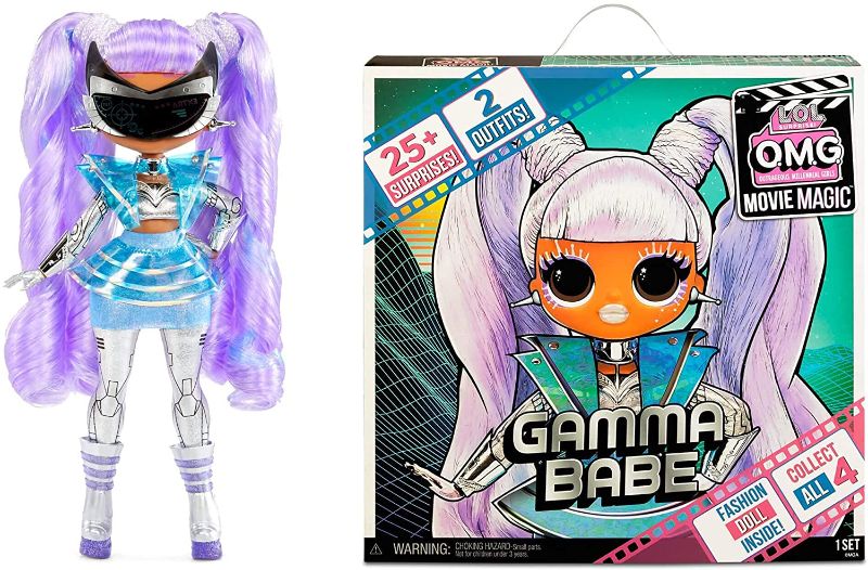 Photo 1 of LOL Surprise OMG Movie Magic Gamma Babe Fashion Doll with 25 Surprises Including 2 Outfits, 3D Glasses, Movie Accessories, Reusable Playset– Gift for Kids, Toys for Girls Boys Ages 4 5 6 7+ Years Old