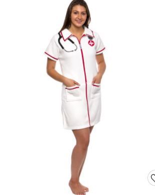 Photo 1 of 4 PACK - FUNZIEZ! - Nurse Slim Fit Women's Novelty Dress SIZE XS
