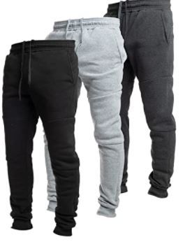 Photo 1 of Ultra Performance Fleece Active Tech Joggers for Men, Mens Sweatpants with Zipper Pockets 3 Pack SIZE XL