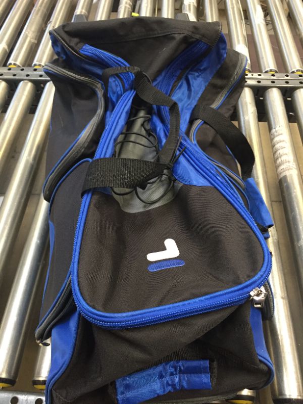 Photo 1 of Fila 26-Inch Lightweight Duffel Bag, Blue, FL-LUD-526-BL
(MAJOR STAINS AND DIRT ON ITEM FROM PRIOR USAGE)