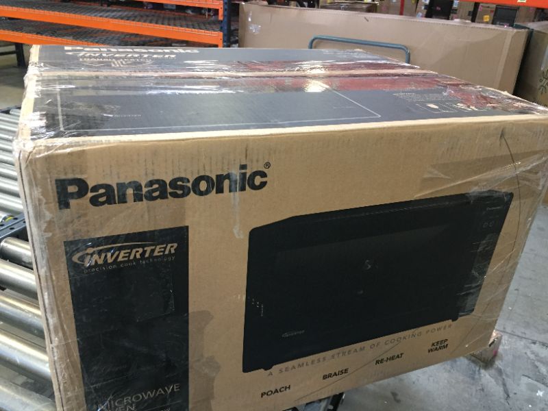 Photo 6 of Panasonic 2.2 Cu. Ft. Countertop Microwave Oven with Inverter Technology, Black