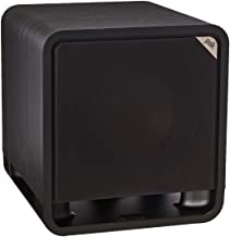 Photo 1 of Polk Audio HTS 10 Powered Subwoofer with Power Port Technology | 10” Woofer, up to 200W Amp | For the Ultimate Home Theater Experience | Modern Sub that Fits in any Setting | Washed Black Walnut
