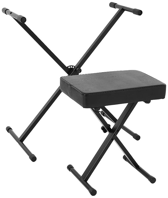 Photo 1 of World Tour Single X Keyboard Stand Deluxe Bench Package
