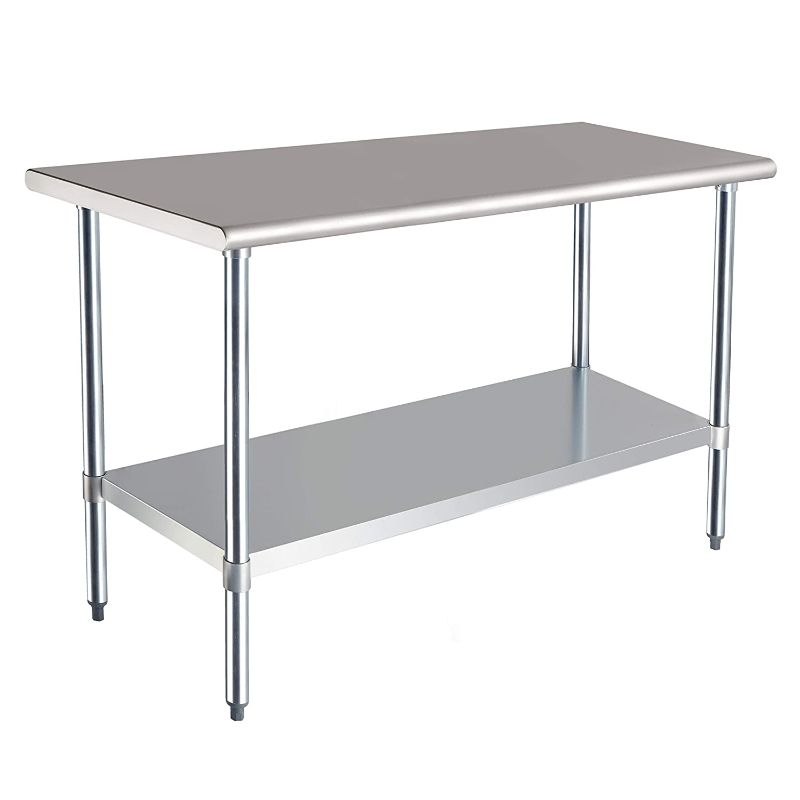 Photo 1 of AmazonCommercial NSF Stainless Steel Workbench - 24" x 60"
