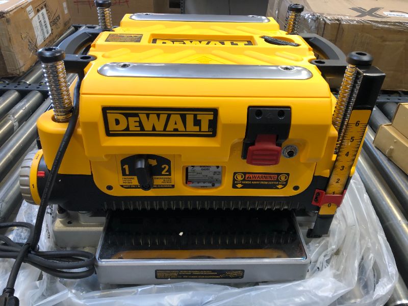 Photo 1 of DEWALT Thickness Planer, Two Speed, 13-Inch (DW735X)