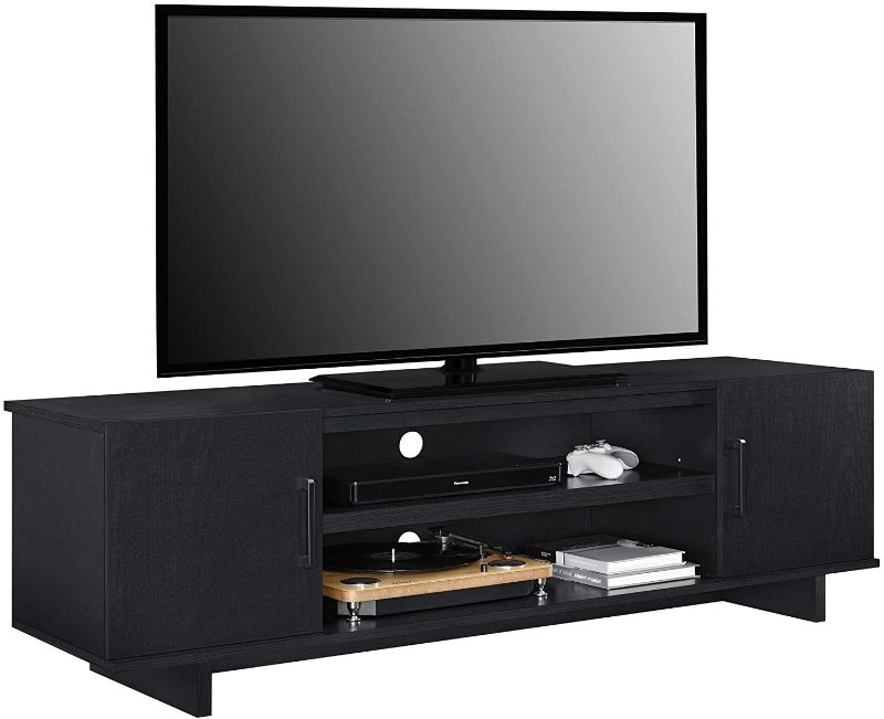 Photo 1 of Ameriwood Home Southlander TV Stand, Black Oak, 65" TV Stand
OUT OB BOX PACKAGE 
