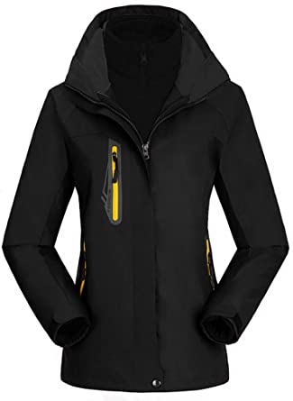 Photo 1 of AbelWay Women's Mountain Waterproof Windproof Fleece 3 in 1 Jacket Ski Hooded Rain Coat
XL 