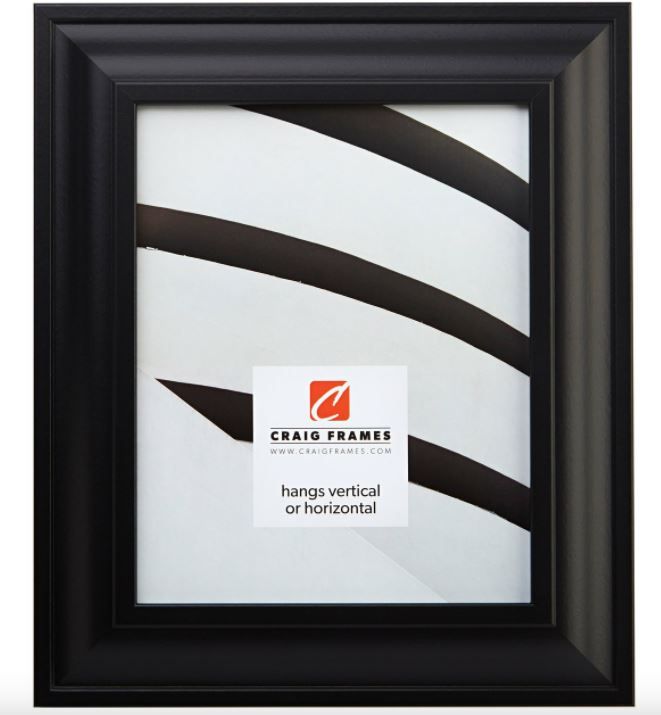 Photo 1 of Craig Frames 1WB3BK 9 by 13-Inch Picture Frame, Smooth Finish, 1-Inch Wide, Black
