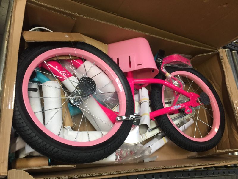 Photo 3 of Schwinn Elm Girls Bike for Toddlers and Kids, 12, 14, 16, 18, 20 inch wheels for Ages 2 Years and Up, Pink, Purple or Teal, Balance or Training Wheels, Adjustable Seat
