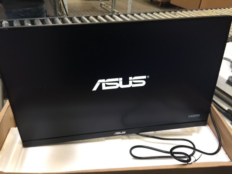 Photo 3 of ASUS VY279HE 24” Eye Care Monitor, 1080P Full HD, 75Hz, IPS, 1ms, Adaptive-Sync, Eye Care Plus, Color Augmentation, HDMI VGA, Frameless, VESA Wall Mountable
