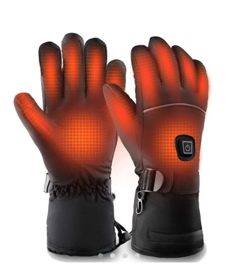 Photo 1 of     Electric Waterproof/Snowproof Heated Gloves SIZE LARGE
